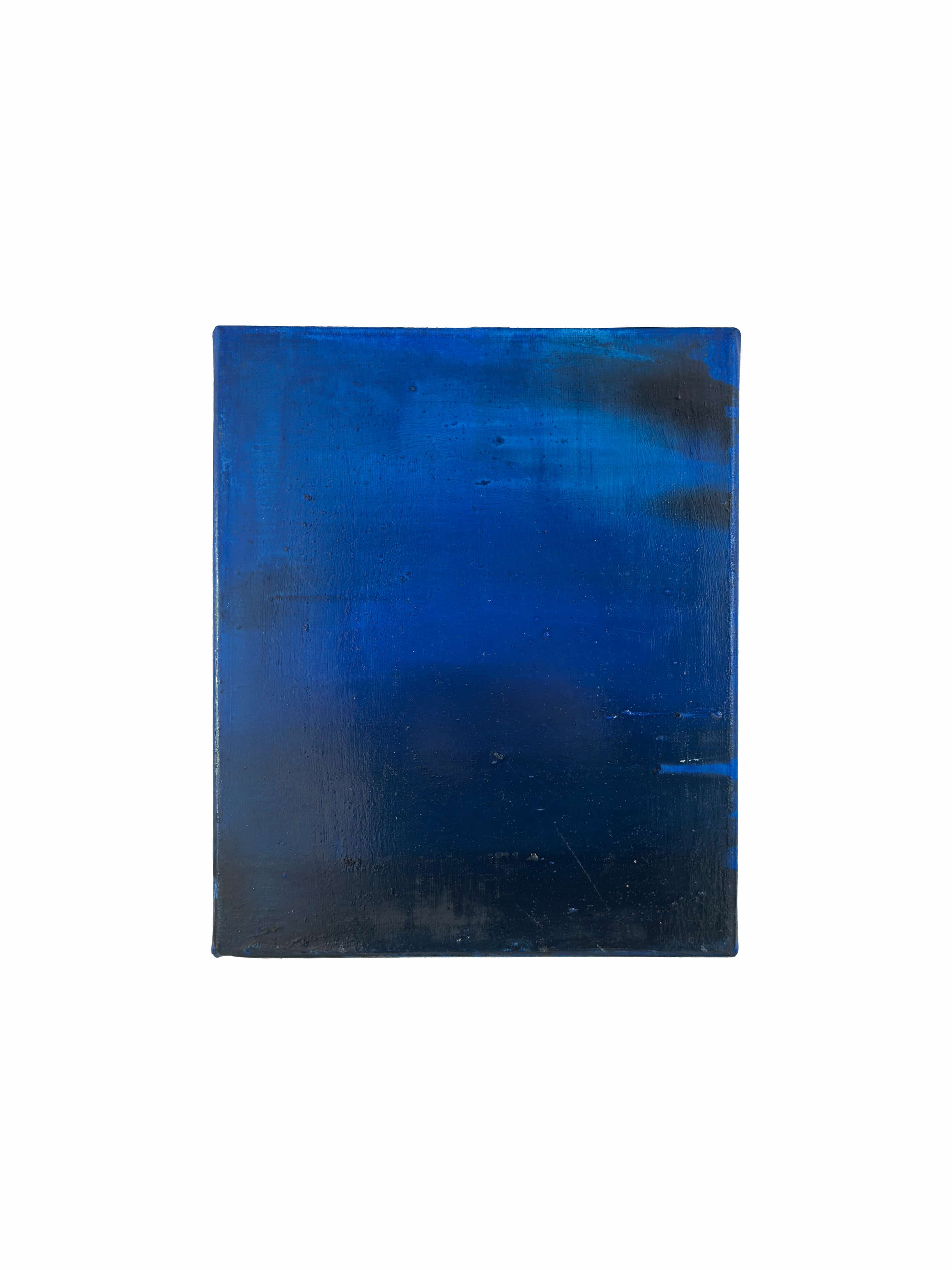 Chromatic | blue, oil on canvas, 27 × 22 cm, 2024, 150 €